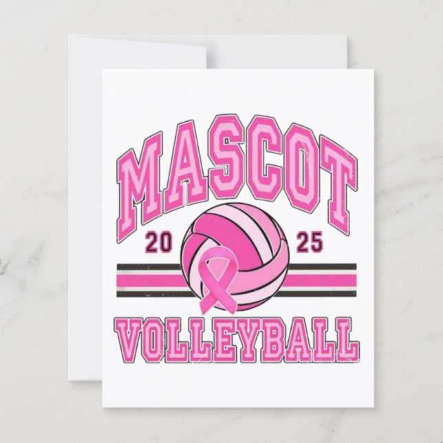 🏐💖 Rosa Kraft Volleyboll 🎗️ (Framsida)