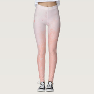 rosa kräm leggings