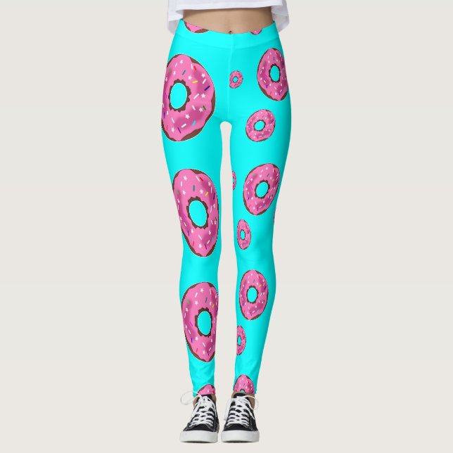 Rosa krämådor leggings (Framsida)