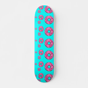 Rosa krämådor mini skateboard bräda 18,5 cm