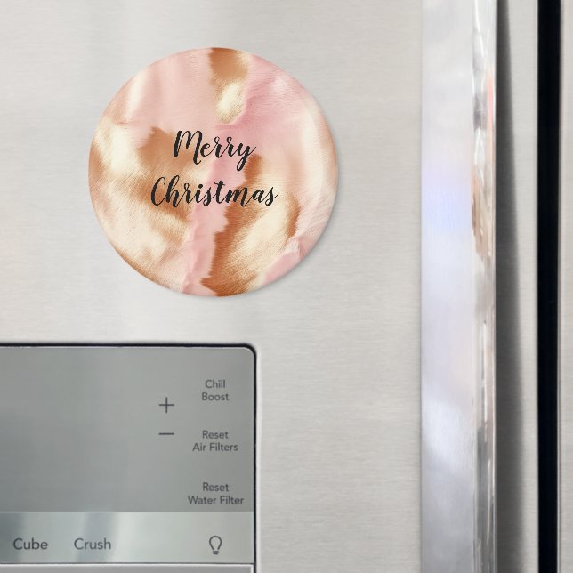 Rosa krämbrun sydväst cowgirl nötkulör magnet (In Situ (Fridge))