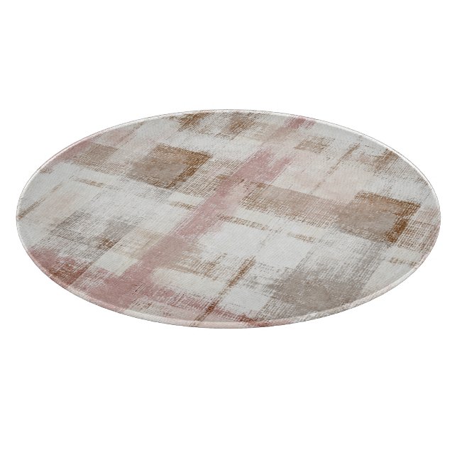Rosa krämbruna abstrakta ränder (Hörn)