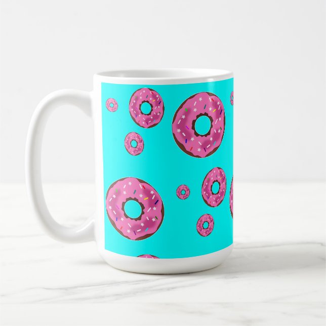 Rosa krämsknötter kaffemugg (Vänster)