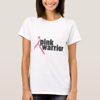 rosa krigare (bröstcancer) tee shirt