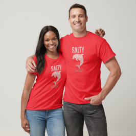 Rosa kristallsalt delfin “Salt Soul” havsvibbar T Shirt