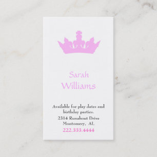 Rosa Krona Girl Girl's Play Date Card