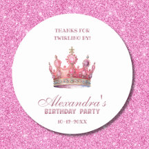 Rosa Krona Girl Princess Birthday Tack