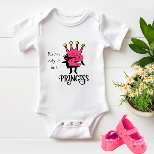 Rosa krona med nummer två t shirt (Skapare uppladdad)