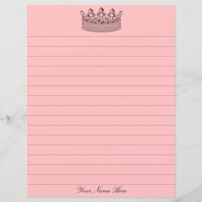 Rosa Krona Stationery (Framsida)