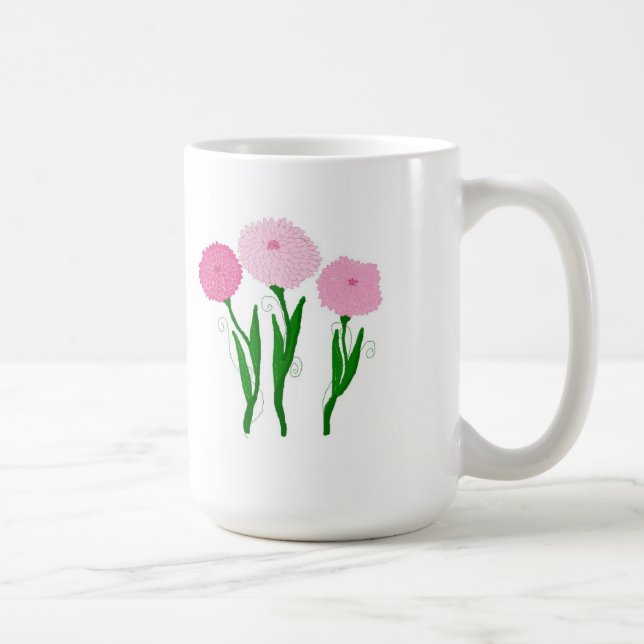 Rosa Krukor Kaffemugg (Höger)