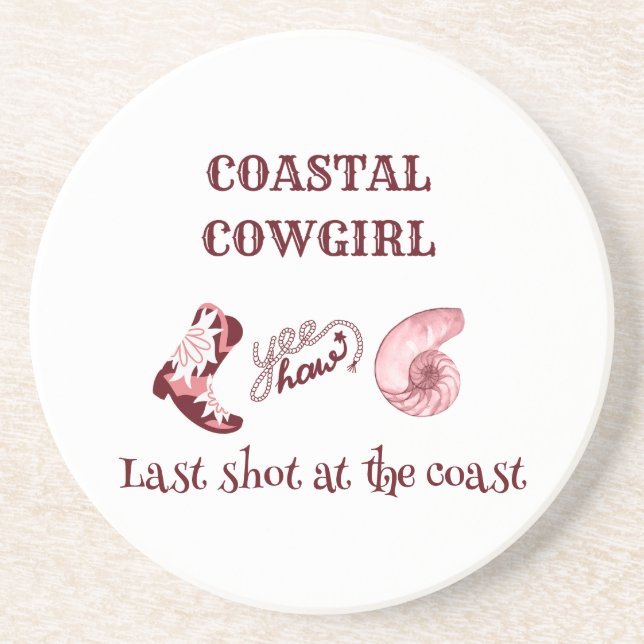 rosa kustcowgirl underlägg (Framsidan)