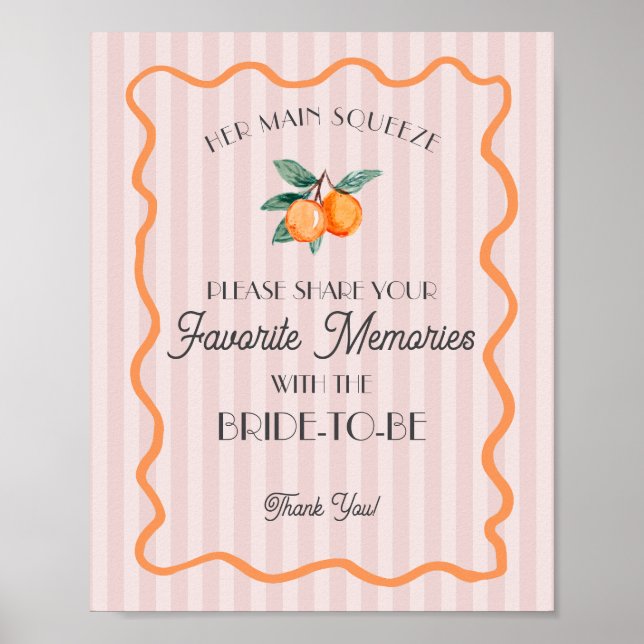 Rosa Kuttie Huvudkläm Favoritminnen Brud Poster (Framsidan)
