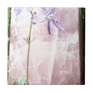 rosa kvartar för violet kakelplatta