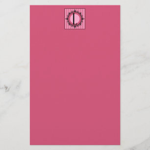 Rosa L" monogram Brevpapper