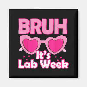 Rosa Lab Vecka 2024 Mediccal Lab Science Lab Tech Magnet