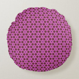 Rosa Labyrinth Rund Kudde