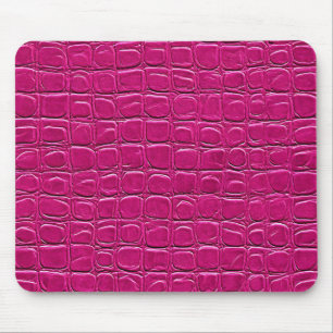 💗 Rosa läder skrivbord Chic modern kontorsinredni Musmatta