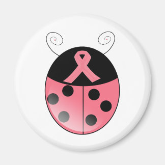 Rosa Ladybug Magnet