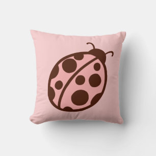 Rosa Ladybug Pillow Kudde