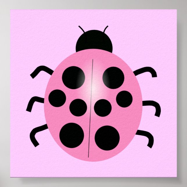rosa ladybug poster (Framsidan)