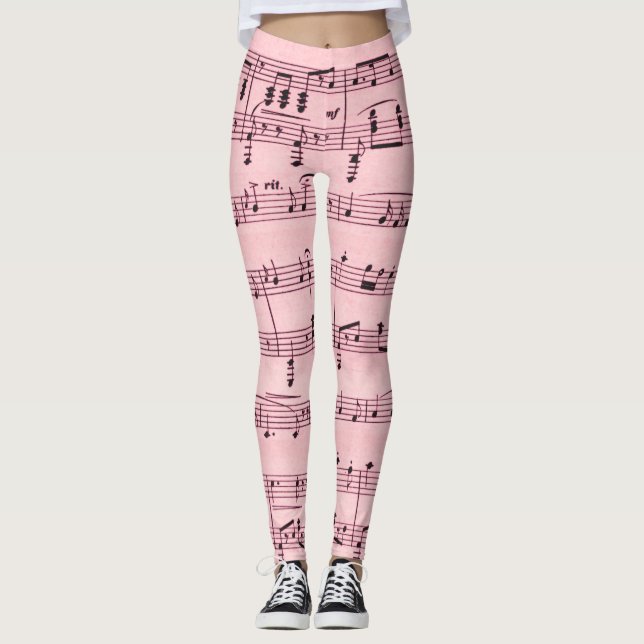 Rosa Lakan Music Leggings (Framsida)