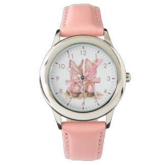 Rosa Land Girl Cowgirl Boots Watch Armbandsur