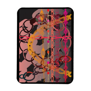 Rosa-länkar Magnet