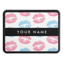 Rosa Läppar, Blue Läppar, Kiss, Ditt namn, Anpassa Dragkroksskydd