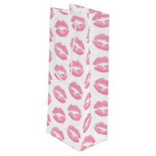 Rosa Läppar, Mönster i Läppar, Rosa Lipstick, kyss
