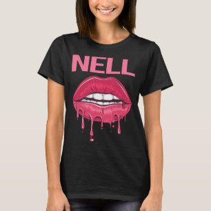 Rosa Läppar - Nell Namn T Shirt
