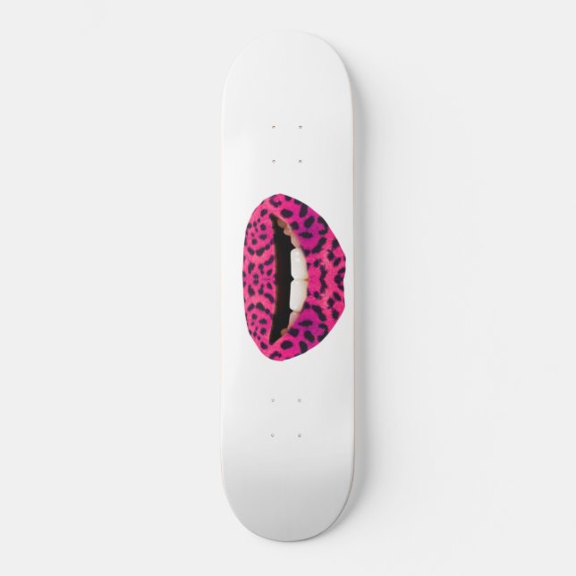 Rosa Läppar Skateboard (Framsida)