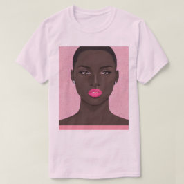 Rosa läppstift t shirt