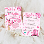 Rosa Last Disco Bachelorette Helg Nash Bash Inbjudningar<br><div class="desc">Rosa Last Disco Bachelorette Helg Nash-inbjudan</div>