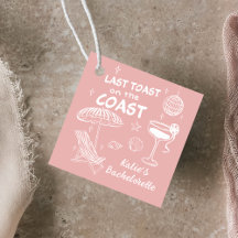 Rosa Last Toast Kusten Handdragen Bachelorette