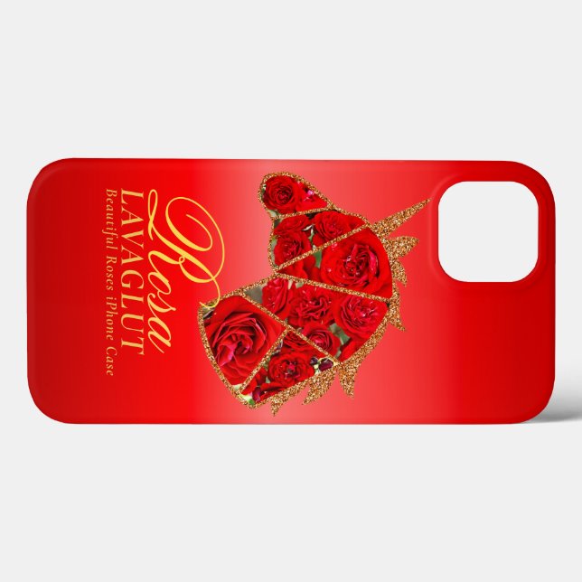 Rosa Lavaglut Case-Mate iPhoneケース (Baksida (horisontell))