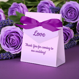 Rosa Lavendel Bröllopsgåva Box Presentaskar