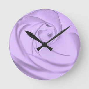 Rosa -lavender.jpg rund klocka