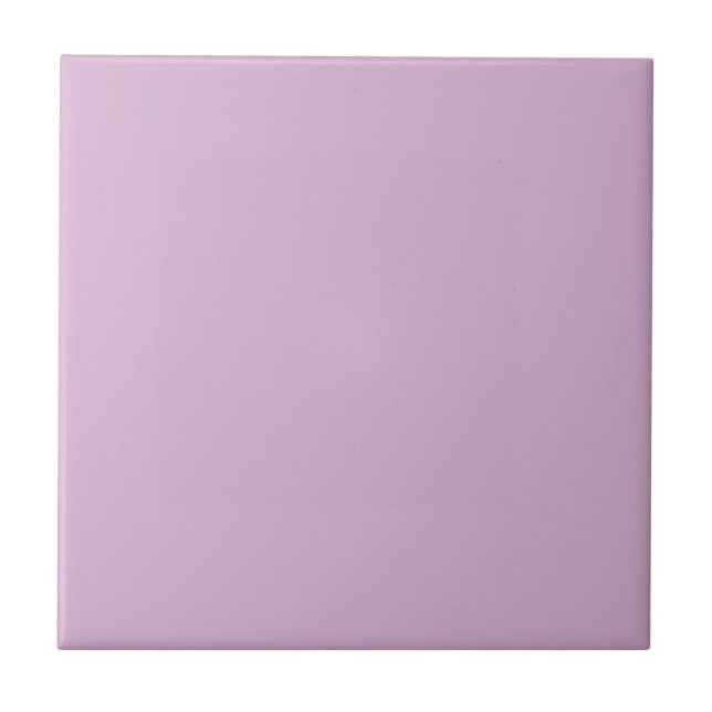 Rosa Lavender Solid Färg Kakelplatta (Framsidan)