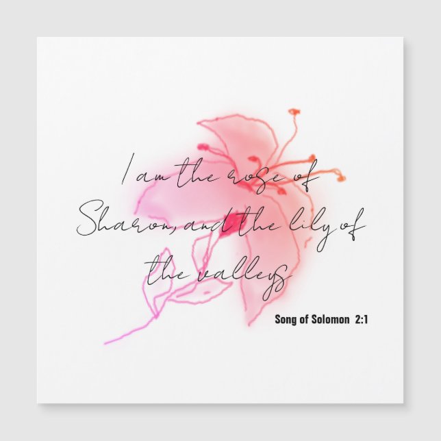 rosa  laxmagnet (Framsida)