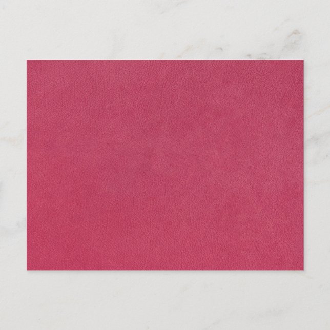 Rosa Leather-utseende Vykort (Framsida)