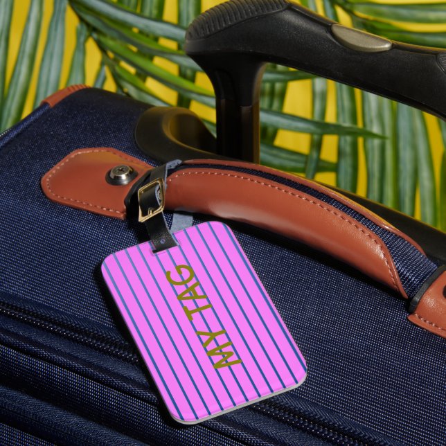 Rosa Led Luggage Tag Bagagebricka (Framsida Insitu 1)