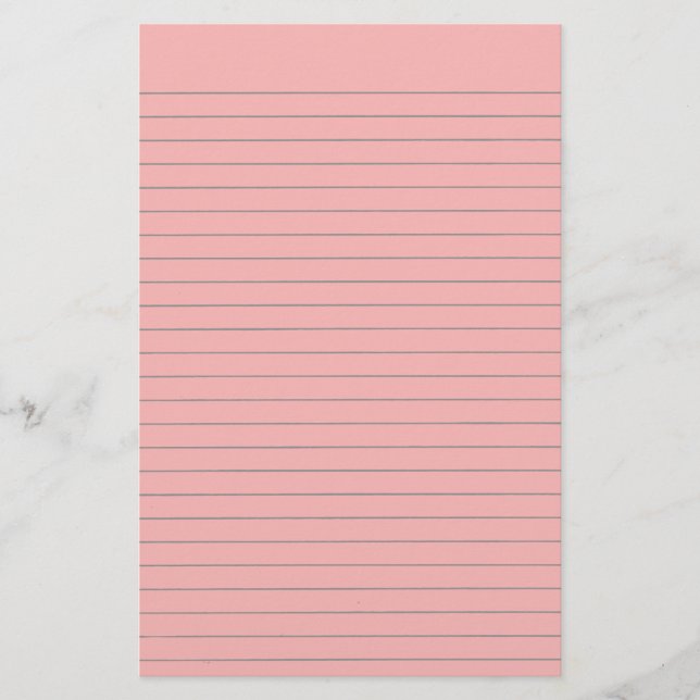 Rosa Led Stationery Brevpapper (Framsida)