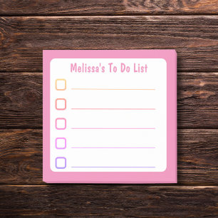 Rosa LedDo-lista Post-it Block