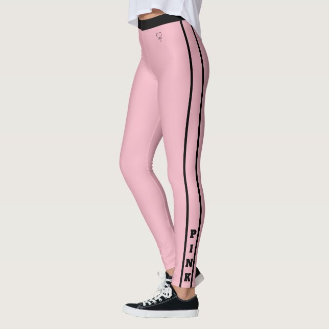 Rosa Leggings (Vänster)