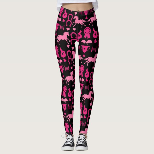 Rosa  leggings (Framsida)