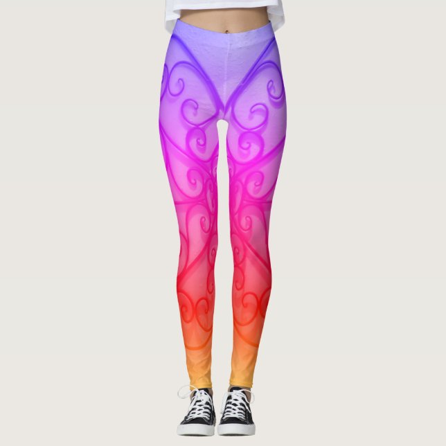 rosa leggings (Framsida)