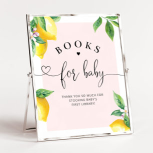 Rosa Lemon bokar för baby Poster