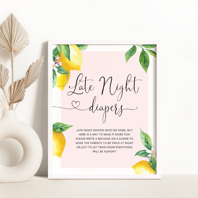 Rosa lemon Late night diables Poster (Skapare uppladdad)