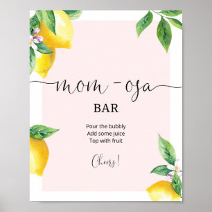 Rosa Lemon Momosa pub Poster