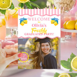 Rosa Lemonad Nyutexaminerad Foto & QR-kod Inbjudningar
